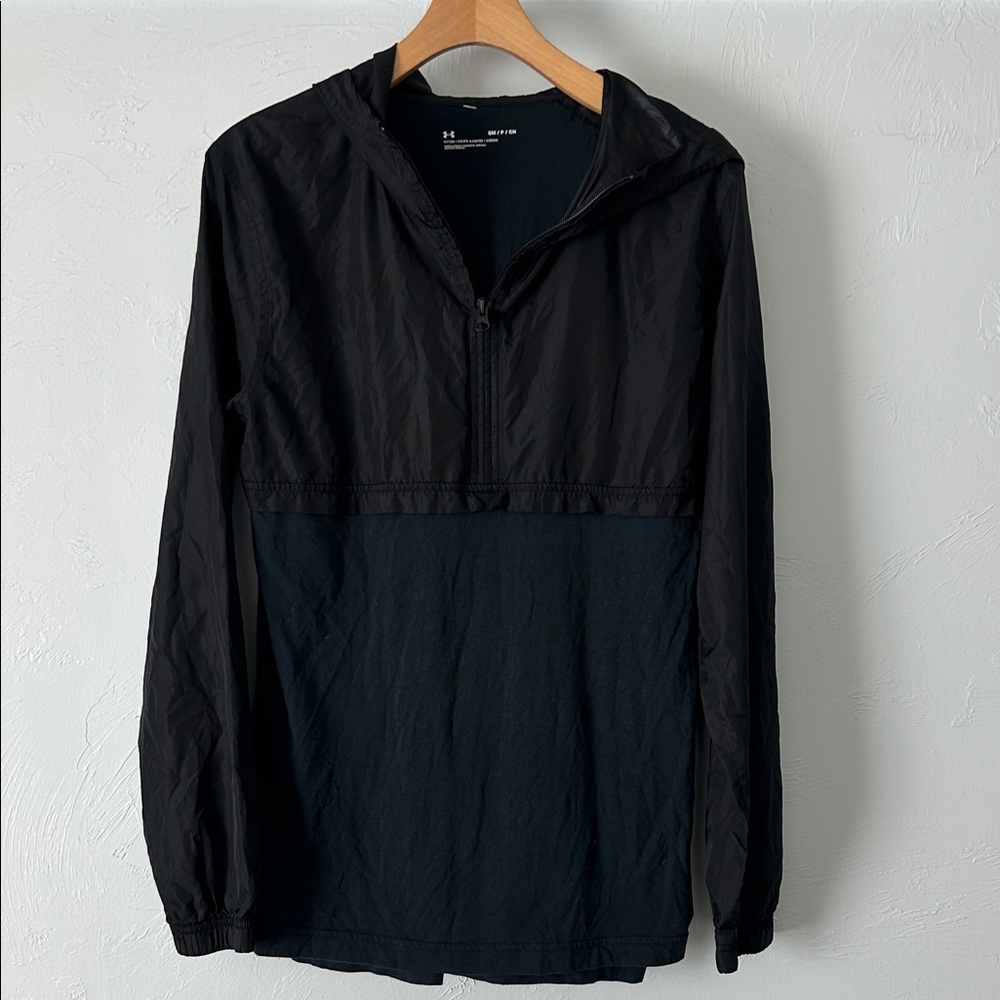 Under Armour Black Two Tone & Texture Windbreaker